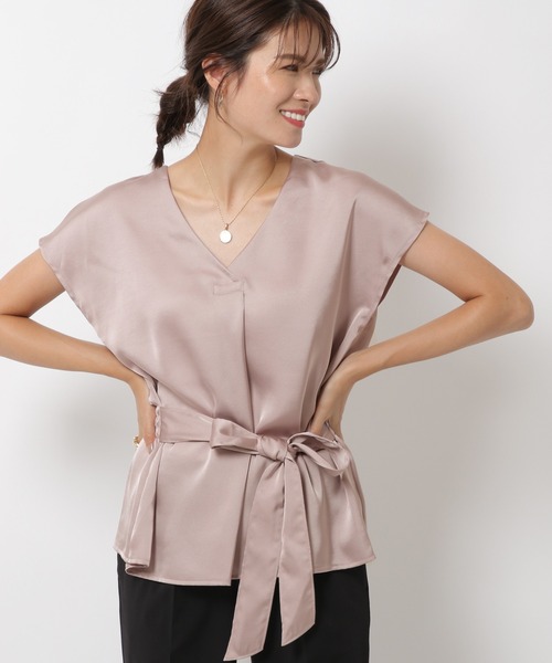 「BABYLONE」 半袖ブラウス 38 ピンク レディース_画像7