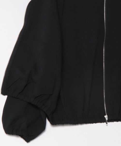 「INTERPLANET」 ジップアップブルゾン FREE カーキ レディース_画像2