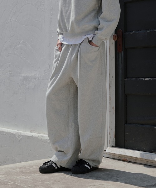 Regen Glanz ワイドパンツ スウェットパンツ ジャージ curve design