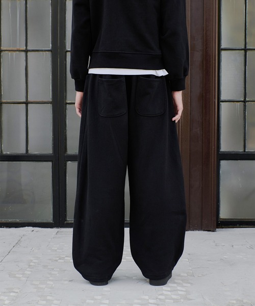 Regen Glanz スウェットパンツ ジャージ curve design tuck sweatpants