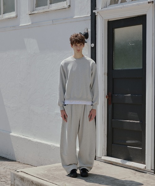 Regen Glanz スウェットパンツ ジャージ curve design tuck sweatpants