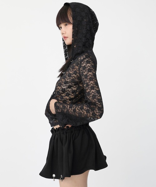 Heart Tattoo パーカー lace chain hoodie / レースチェーンフーディ