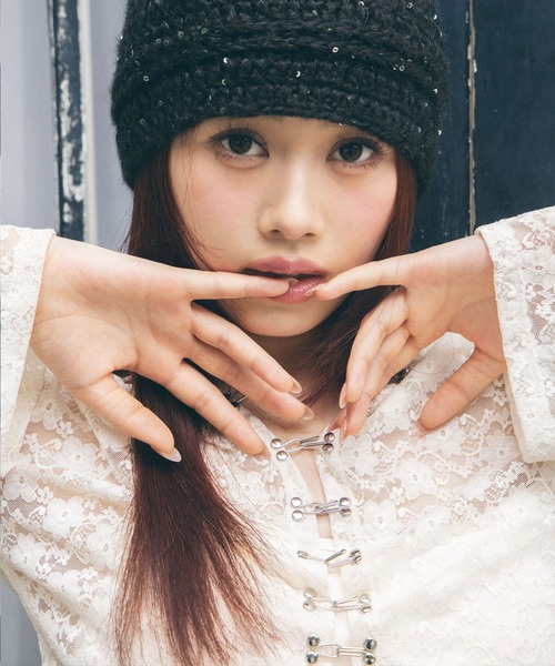 Heart Tattoo パーカー lace chain hoodie / レースチェーンフーディ