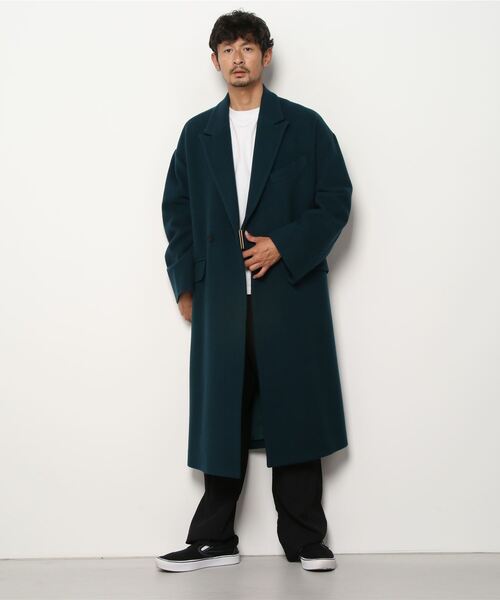 CULLNI サイズ1 コート　グリーン　T CULLNI（クルニ） チェスターコート 1 グリーン メンズ : ZOZOTOWN