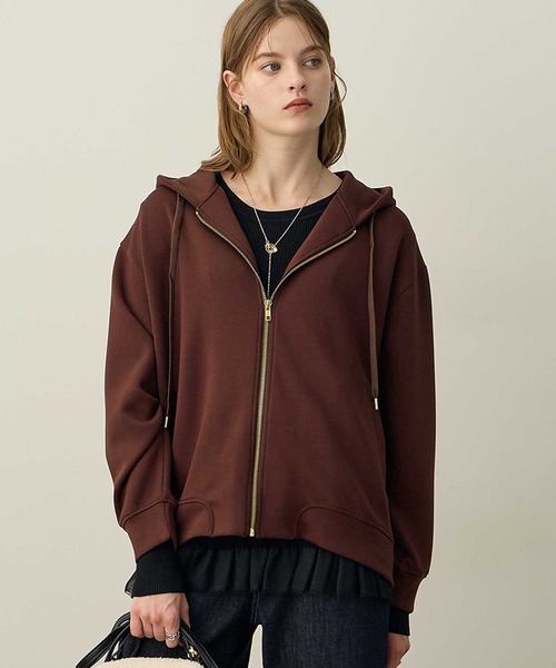 LE SOUK HOLIDAY（ルスークホリデー） パーカー ダンボールジップ