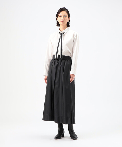 COMME CA（コムサ） ロング スカート 高密度タフタ スカート