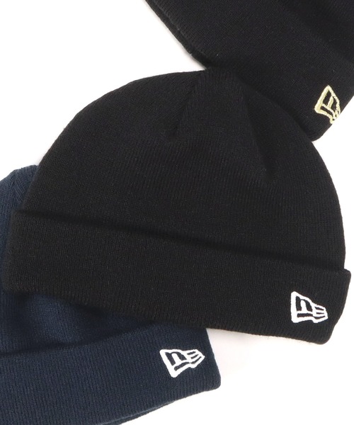 「NEW ERA」 ニットキャップ FREE ブラック×ホワイト メンズ_画像4