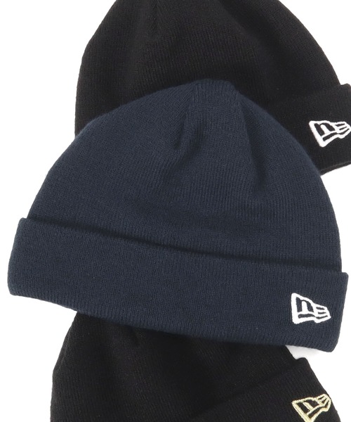 「NEW ERA」 ニットキャップ FREE ブラック×ホワイト メンズ_画像5