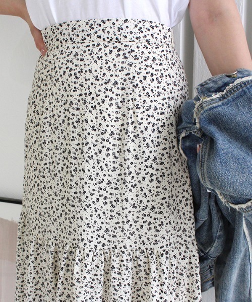 「MODE ROBE」 フレアスカート FREE ブラック レディース_画像4