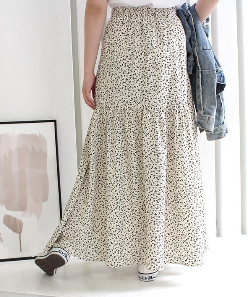 「MODE ROBE」 フレアスカート FREE ブラック レディース_画像6