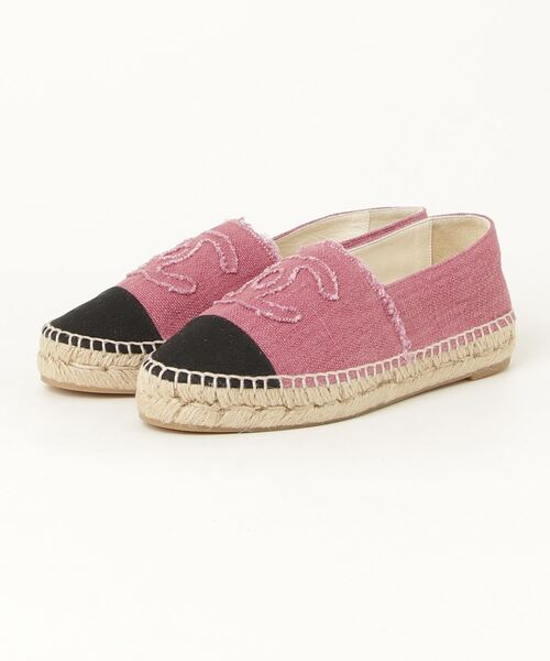 CHANEL（シャネル） エスパドリーユ M ピンク レディース : ZOZOTOWN