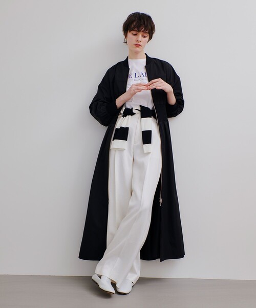 【美品】allureville コート allureville（アルアバイル） コート 1 ブラック レディース