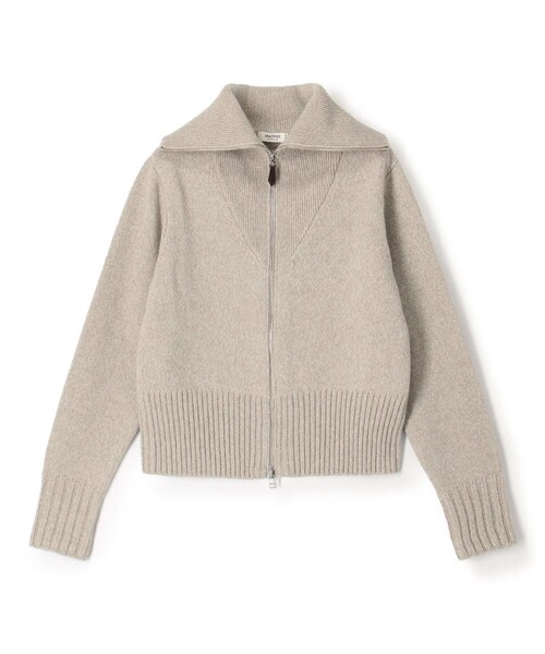MACPHEE（マカフィー） カーディガン NZ LAMBS ジップアップ