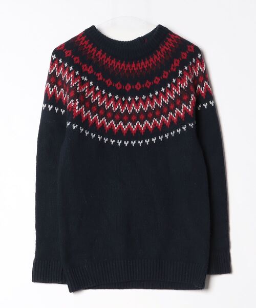 Abercrombie&Fitch（アバクロンビー&フィッチ） 長袖ニット S ネイビー 