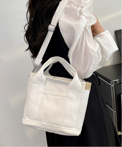 Bibiy MILLIE BASKET BAG 新品未使用 ホワイト BACKYARD FAMILY（バックヤードファミリー） ショルダーバッグ バッグ