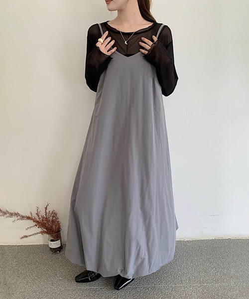 ジャンパースカート Aラインフレア中綿ジャンバースカート : ZOZOTOWN