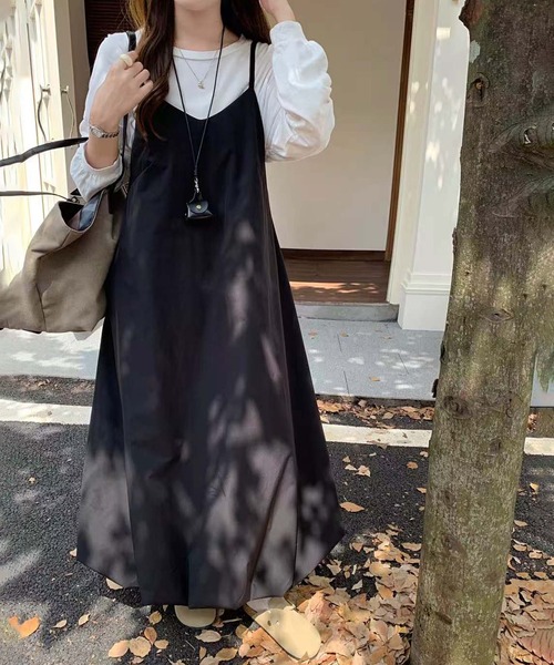 ジャンパースカート Aラインフレア中綿ジャンバースカート : ZOZOTOWN