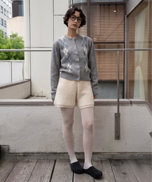 lawgy（ラウジー） パンツ boa rib short pants / ボアリブショート