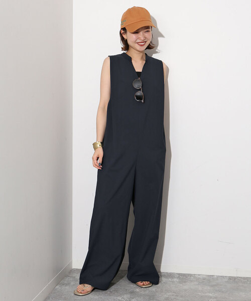 SLOBE IENA（スローブイエナ） オールインワン 38 ネイビー レディース