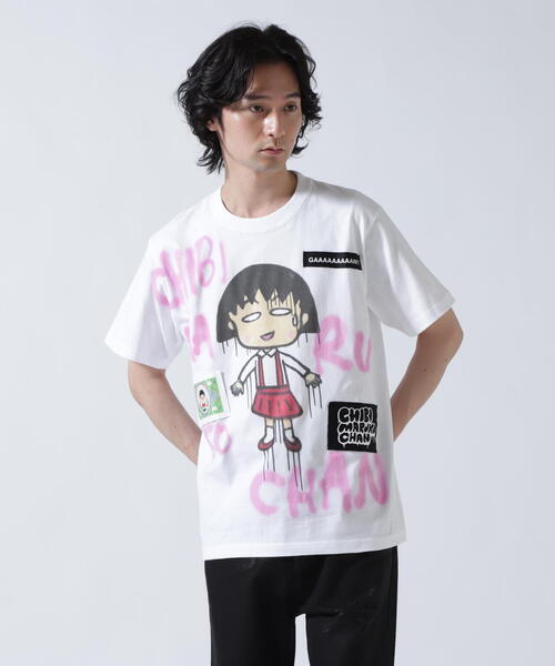 ROYAL FLASH（ロイヤルフラッシュ） tシャツ 「guernika×ちびまる子