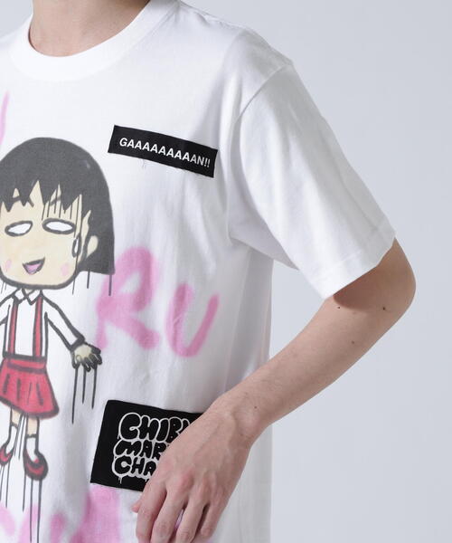 ROYAL FLASH（ロイヤルフラッシュ） tシャツ 「guernika×ちびまる子