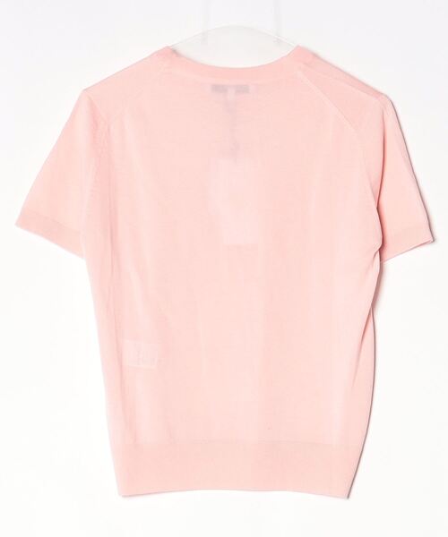 MAISON KITSUNE（メゾン キツネ） 半袖ニット S ライトピンク