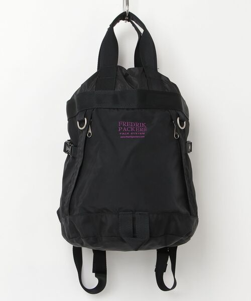 FREDRIK PACKERS（フレドリックパッカーズ） 刺繍リュック - ブラック