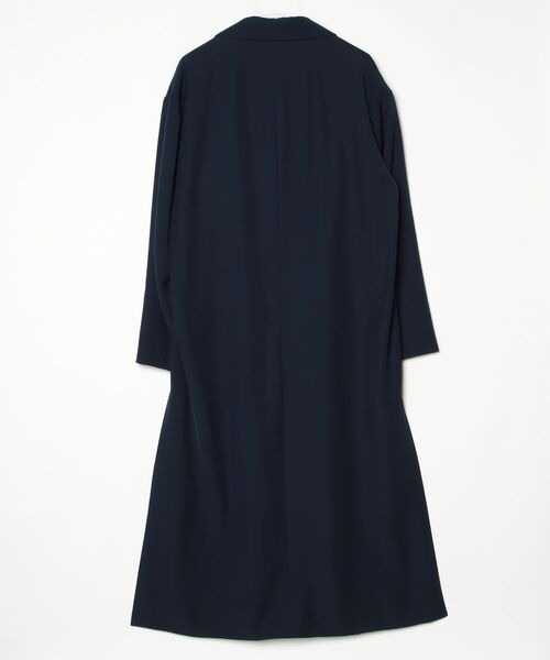 期間限定値下げ　ほぼ未使用　タケオキクチ ウール ネイビーチェスターコート TAKEO KIKUCHI（タケオキクチ） チェスターコート - ネイビー メンズ