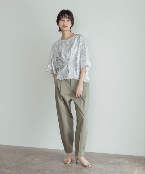 「Eimee Law」 半袖ブラウス 38 アイボリー レディース_画像2