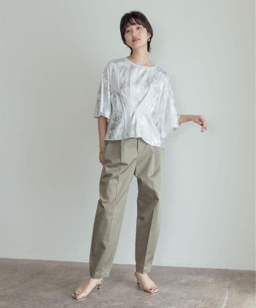「Eimee Law」 半袖ブラウス 38 アイボリー レディース_画像3