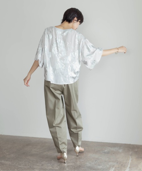 「Eimee Law」 半袖ブラウス 38 アイボリー レディース_画像9