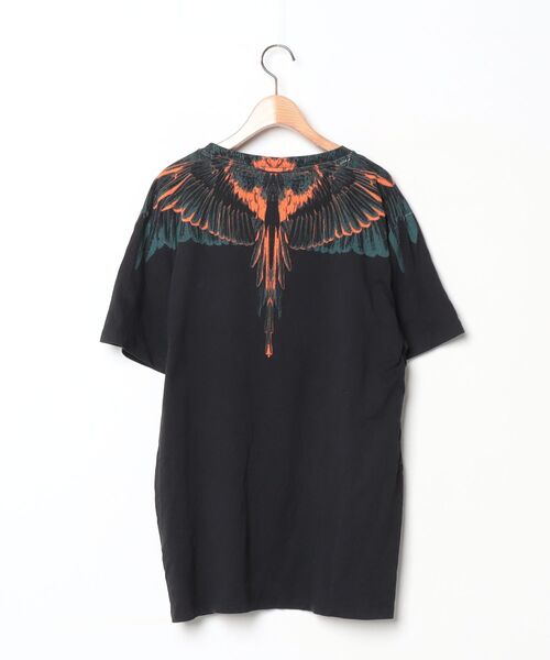「MARCELO BURLON」 刺繍半袖Tシャツ - ブラック メンズ_画像2