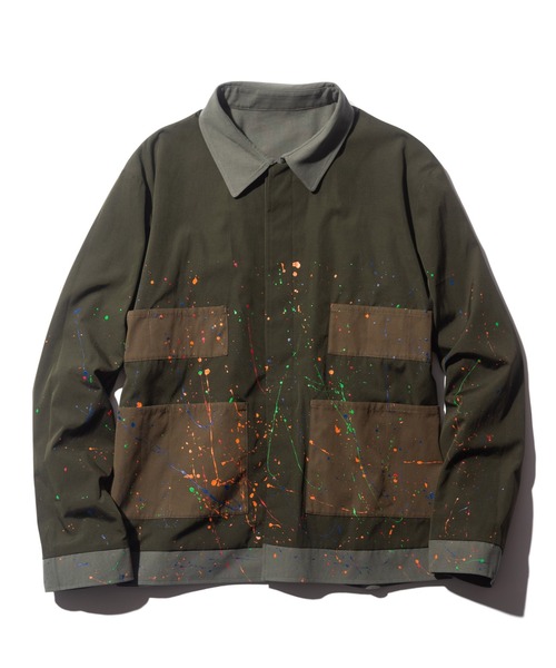 「glamb」 ジャケット L ワイン メンズ_画像3