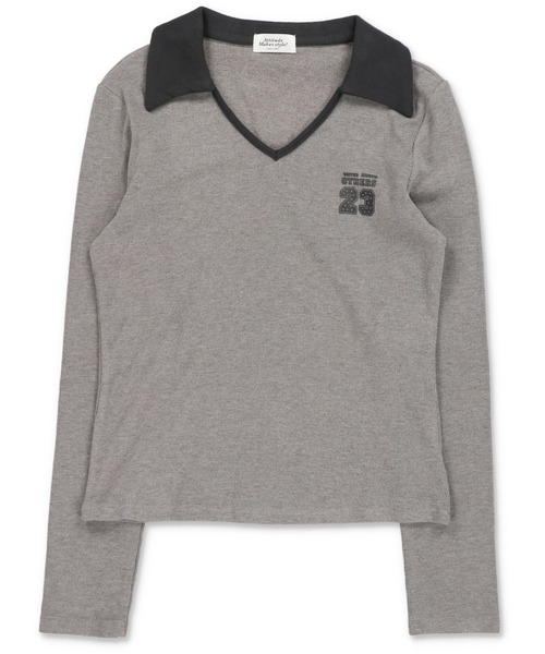 SPINNS（スピンズ） tシャツ 抜け感スポーティで今っぽスキッパー