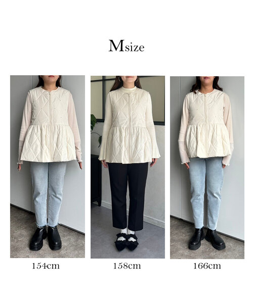 「prose verse」 ベスト MEDIUM アイボリー レディース_画像2