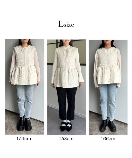 「prose verse」 ベスト MEDIUM アイボリー レディース_画像3