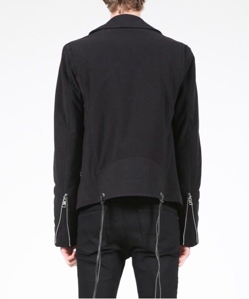 「GalaabenD」 ライダースジャケット M ブラック メンズ_画像2