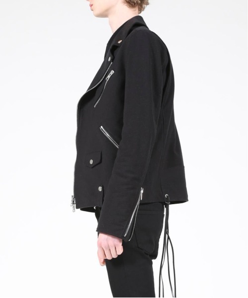 「GalaabenD」 ライダースジャケット M ブラック メンズ_画像3