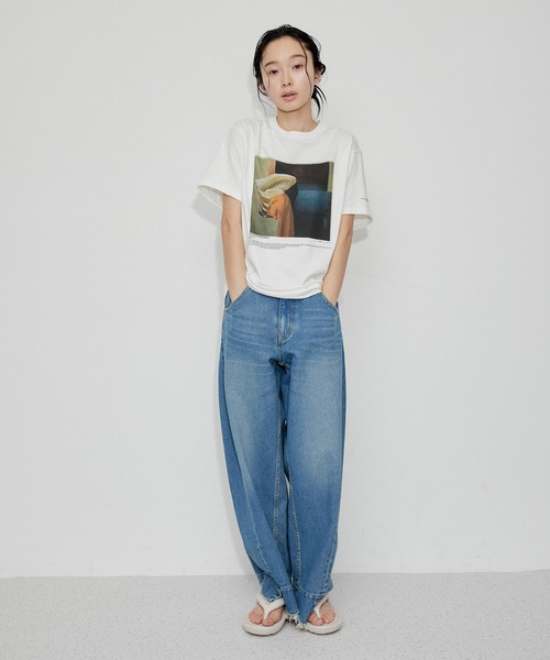 「JANE SMITH / JOHN SMITH」 半袖Tシャツ X-SMALL ホワイト レディース_画像5