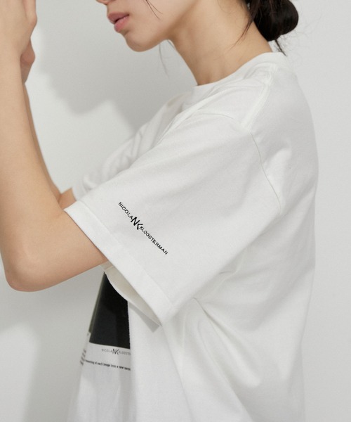 「JANE SMITH / JOHN SMITH」 半袖Tシャツ X-SMALL ホワイト レディース_画像7