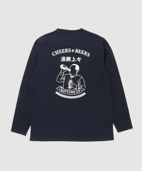 tシャツ Tグラフィックス 中華飯店 長袖Tシャツ（ユニーク中華＆酒