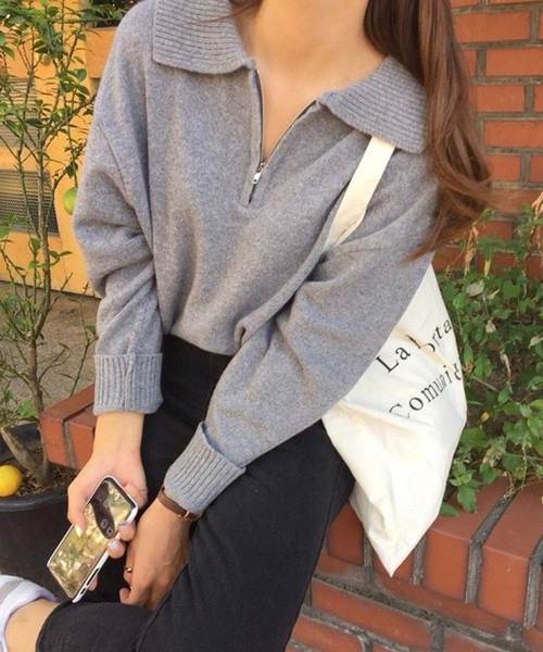 「Chaco closet」 「INOLVE」長袖ニット FREE アイボリー レディース_画像2