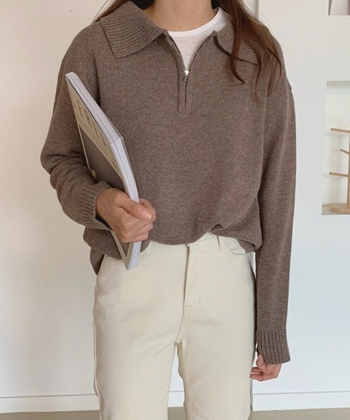 「Chaco closet」 「INOLVE」長袖ニット FREE アイボリー レディース_画像8