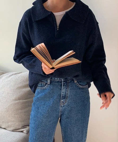 「Chaco closet」 「INOLVE」長袖ニット FREE アイボリー レディース_画像9