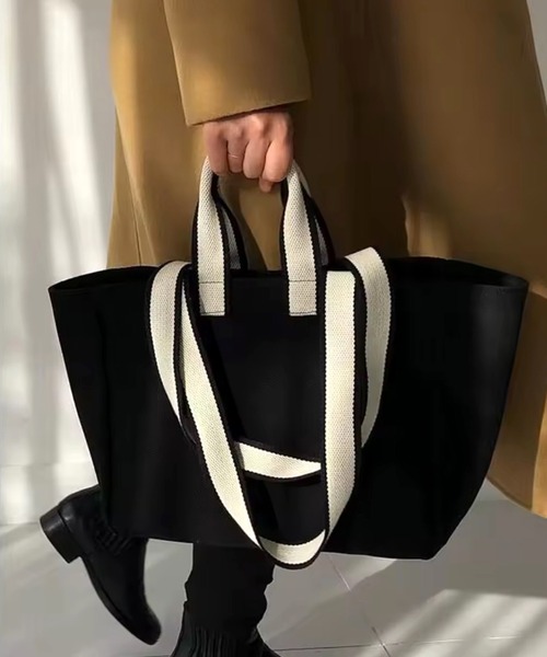 トートバッグ 「 ammy. / エイミードット 」 バイカラー ハンドル