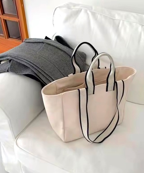 トートバッグ 「 ammy. / エイミードット 」 バイカラー ハンドル