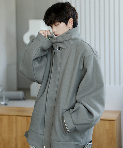 「neos」 ブルゾン MEDIUM オフホワイト メンズ_画像2