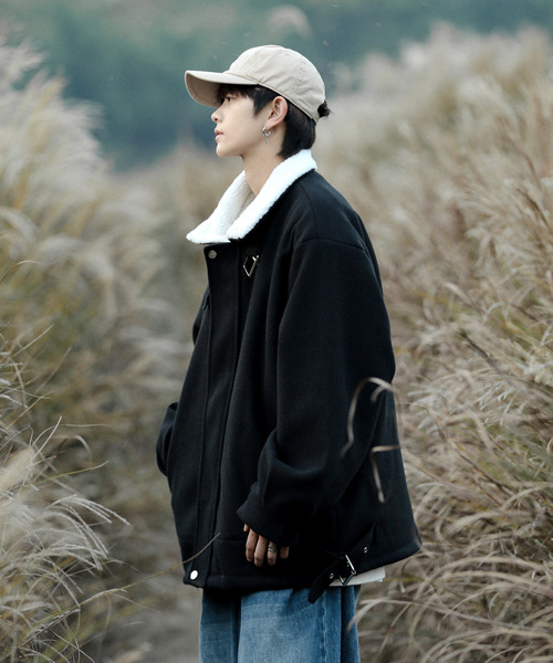 「neos」 ブルゾン MEDIUM オフホワイト メンズ_画像9