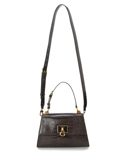 GUESS（ゲス） 2WAYバッグ ONE SIZE ダークブラウン レディース