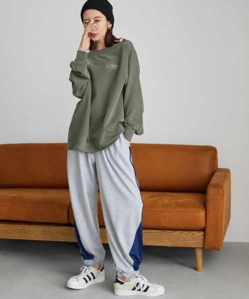 「Auntie Rosa Holiday」 スウェットカットソー FREE カーキ レディース_画像7